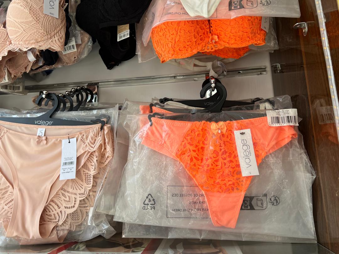 Ensemble Dentelle Valege Rose Pâle